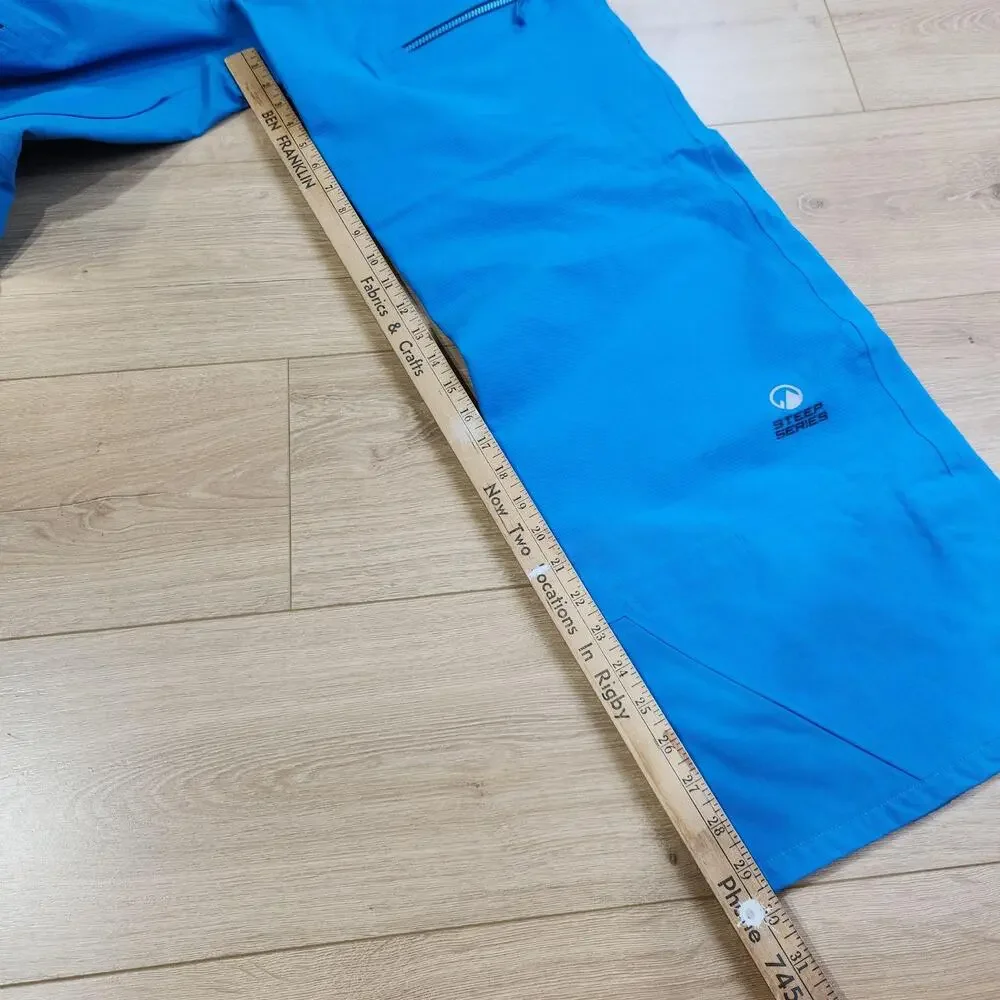 The North Face Snow Pants Mens Large Blue Steep Series Stretch Ski Snowboard